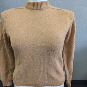 Vintage 100% Camelhair Turtleneck Sweater Size Medium